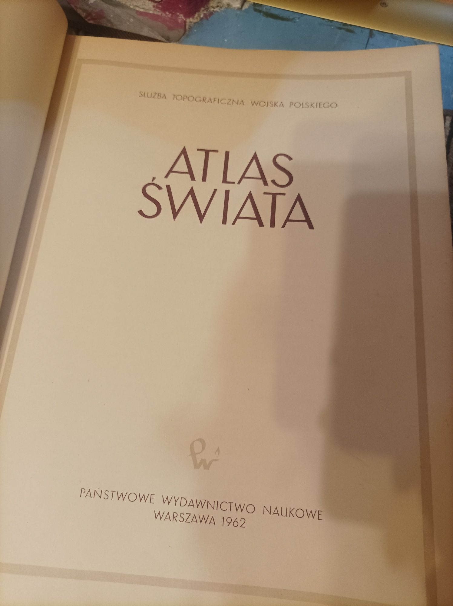 Atlas świata z 1962r.