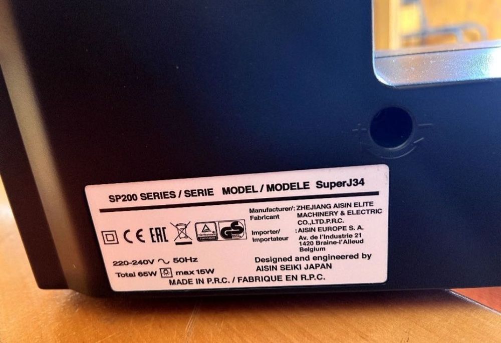 Toyota швейна машинка