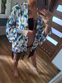 Tunika kimono na plażę strój kąpielowy pareo s m l