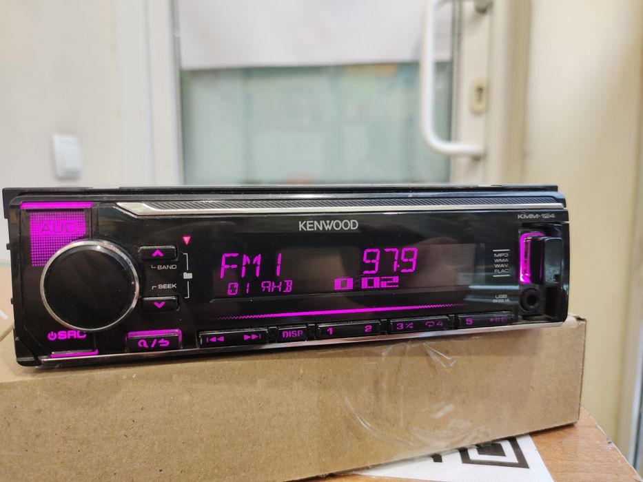 Магнітола USB Kenwood kmm-124, доставка