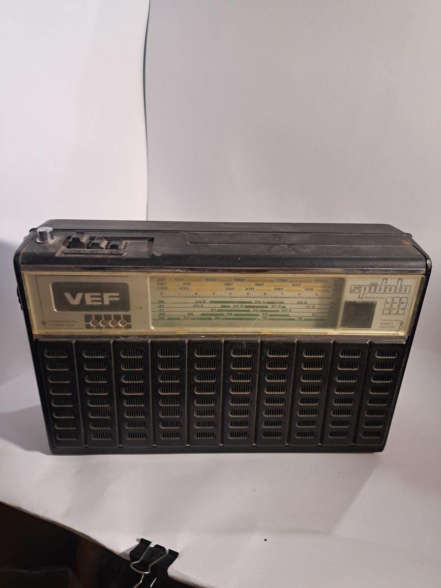 Радиоприемник, Транзистор, Vef 232, spidola, СССР,  радио