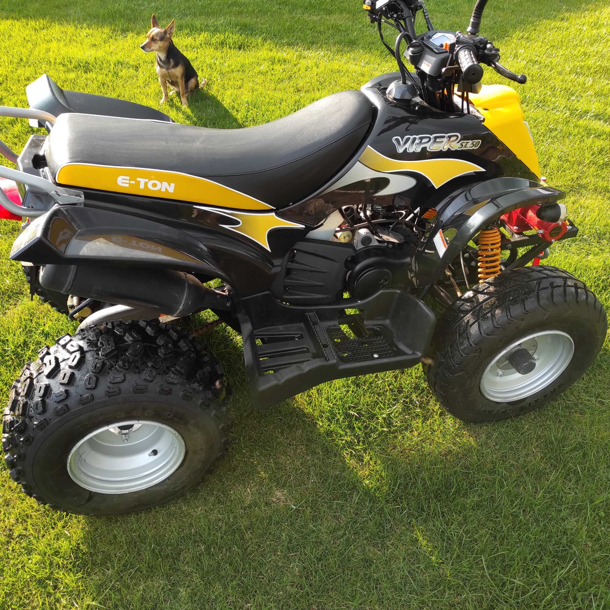 Quad Eton Viper 50cc zarejestrowany jak nowy na dowód