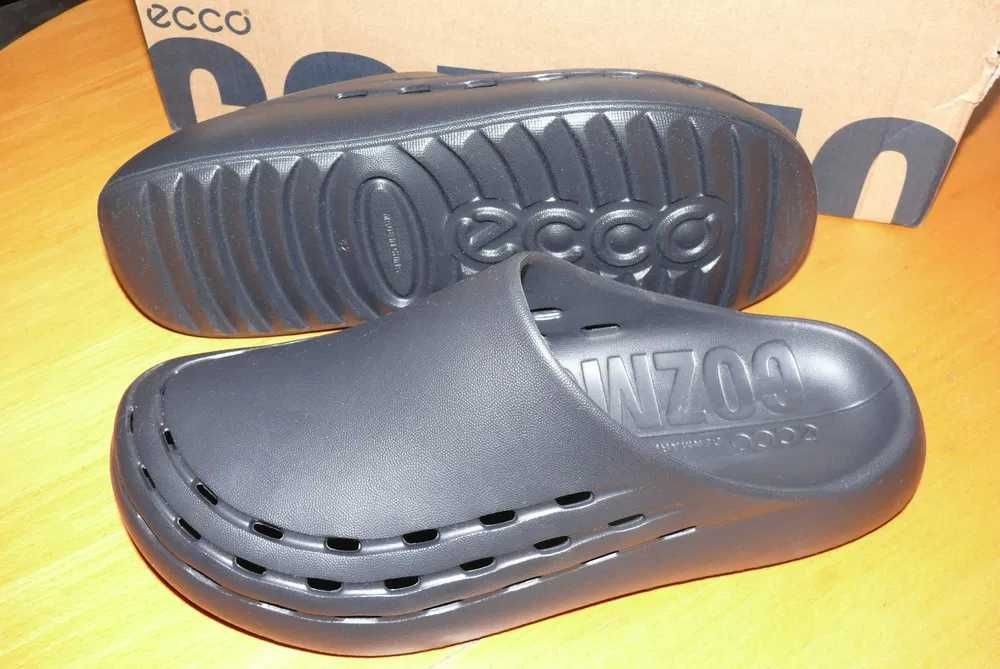 Nowe klapki  ECCO Cozmo Slide M  czarne  45 EU   28,5 CM