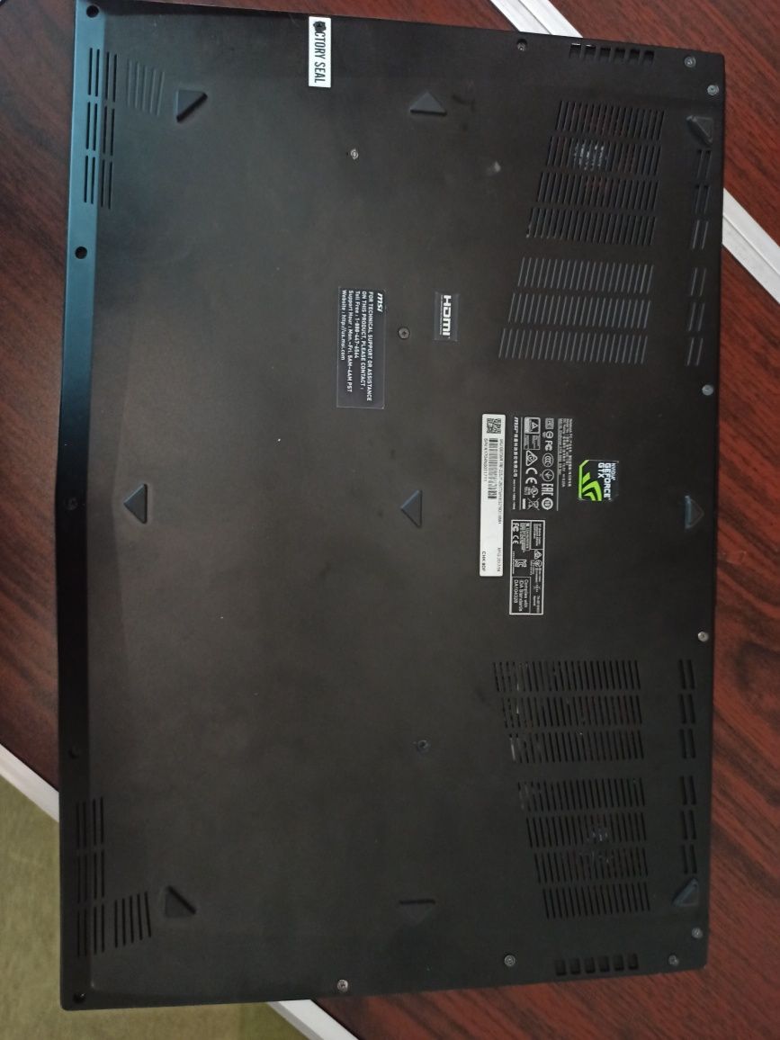 Срочно!Ноутбук MSI GS73VR