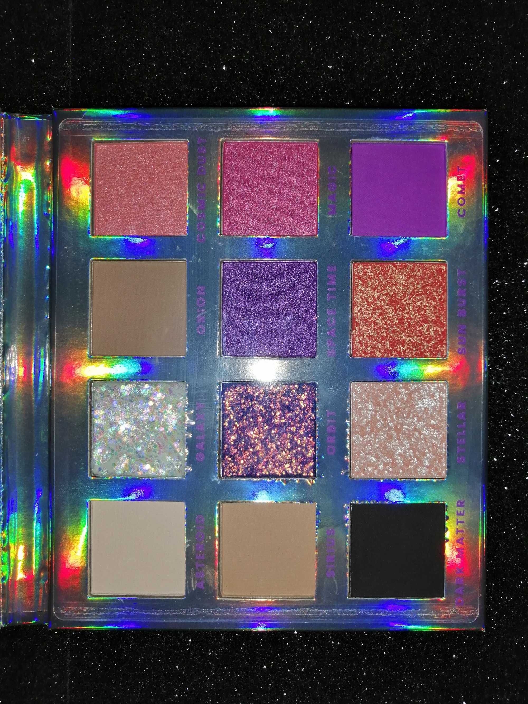 Nowa paleta cieni GalaxyGlam Stars brokatowa błyszcząca glitter topper