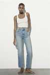 Zara джинси TRF straight leg mid rise high-tise