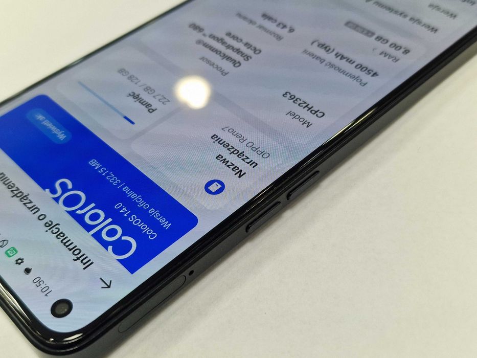 Oppo Reno7 4G Dual SIM/ 8GB/ 128GB/ Cosmic Black/ Grade A