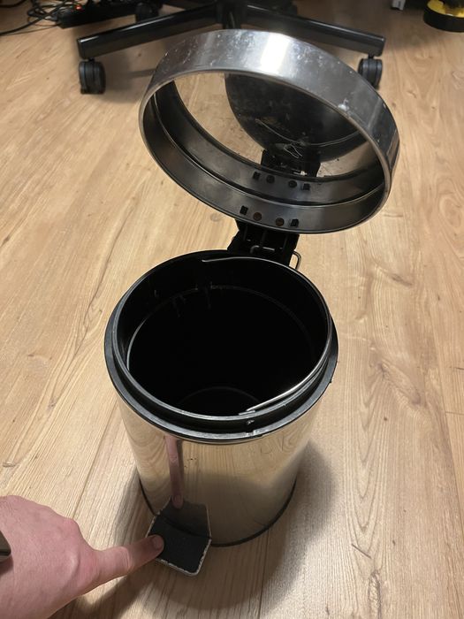 Kosz na smieci chrom nierdzewny