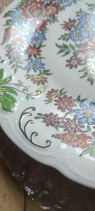 Talerz opolski wzór, hand painted Matysiok