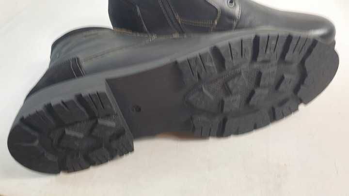 ocieplone trzewiki męskie skóra naturalna 45