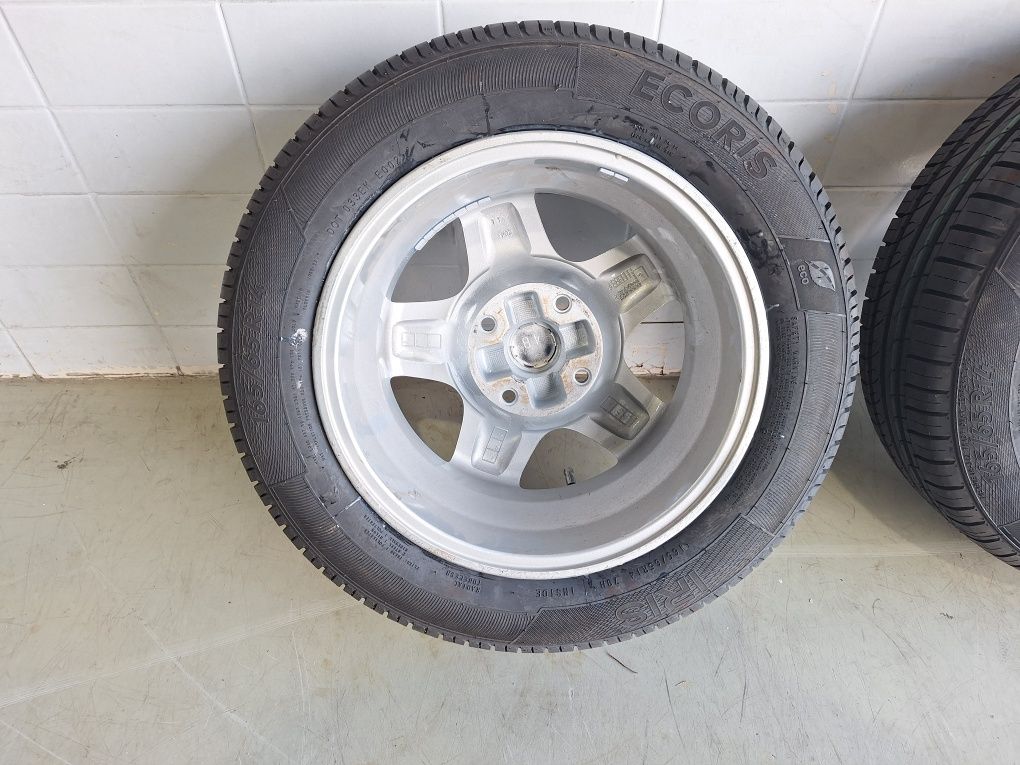 Jantes 14 originais Peugeot com pneus novos 165/65 R14