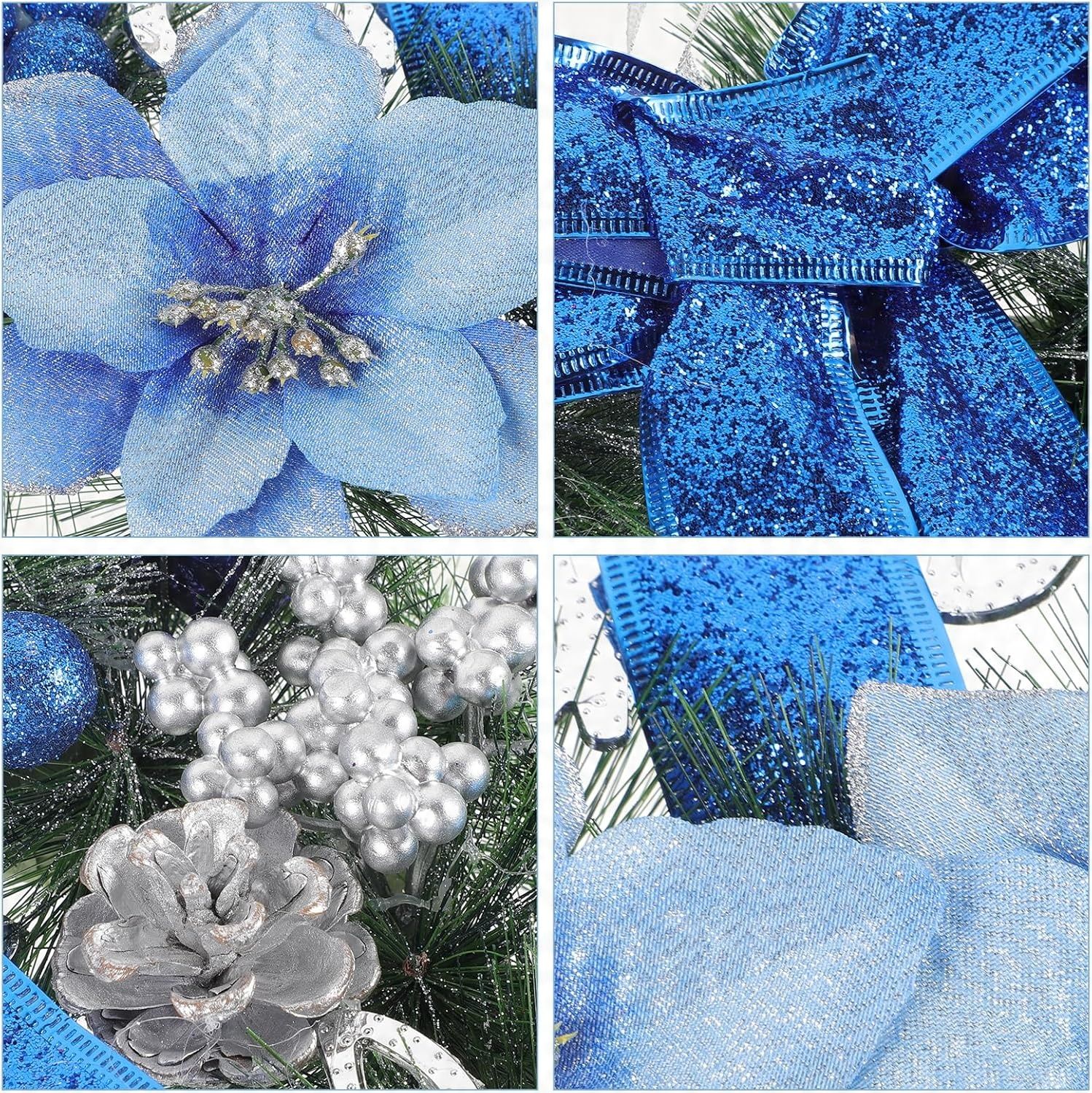 Wieniec wianek na drzwi, ścianę ozdobny zimowy merry christmas