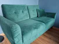 Sofa dwuosobowa zieleń butelkowa