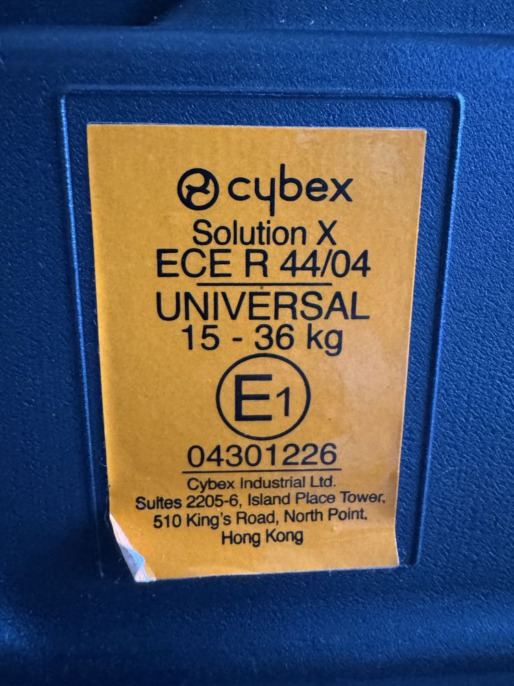 Fotelik CYBEX SOLUTION X 15-36kg