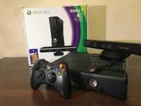 Xbox 360 slim + джойстік + kinect