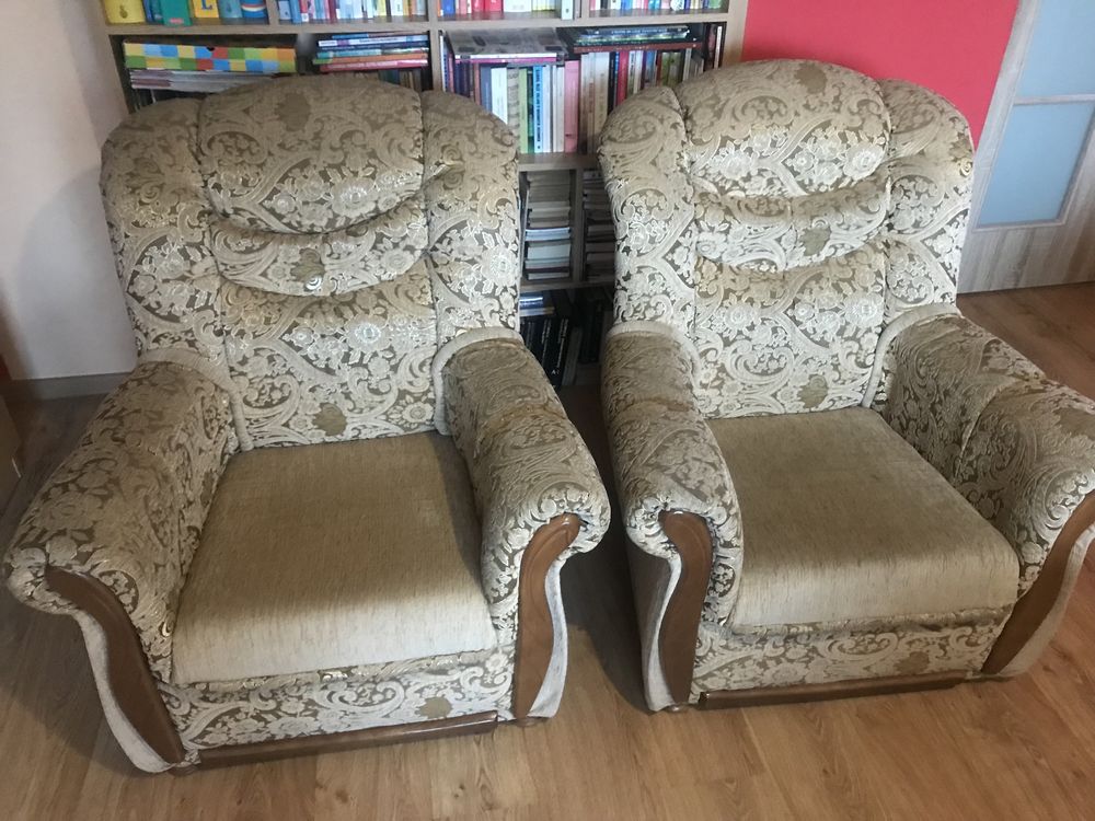 Komplet wypoczynkowy sofa i dwa fotele