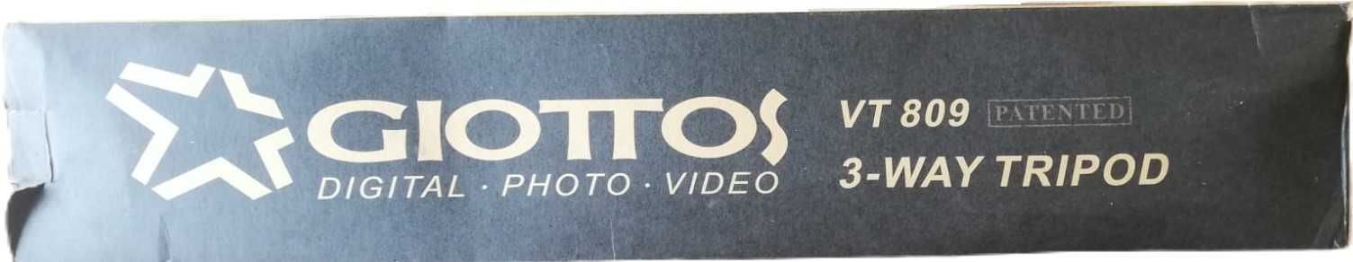 Tripé Giottos VT 809-Foto e vídeo, montagem de câmera