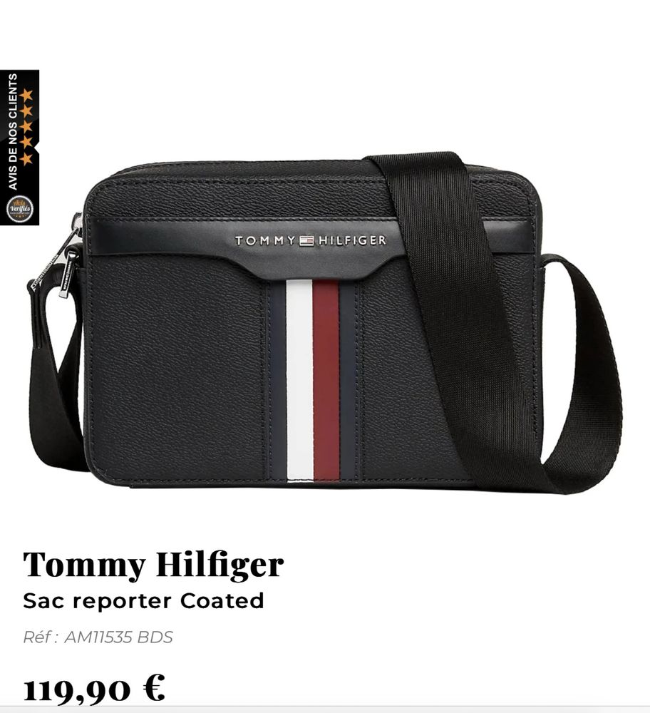 Oryginalna Saszetka Tommy Hilfiger Nowa torba na ramie