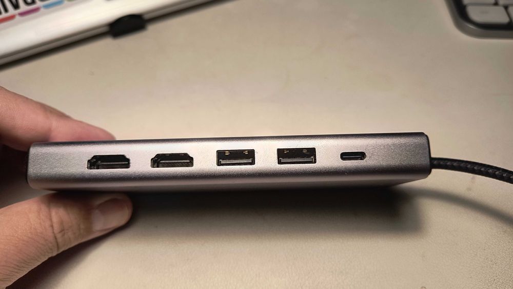 USB C Docking Station Dual Monitor, 14 em 1 Laptop Docking Station