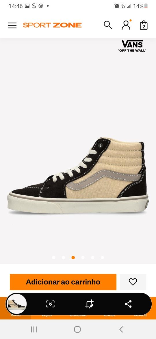 Sapatilhas Vans Filmore Hi Novas