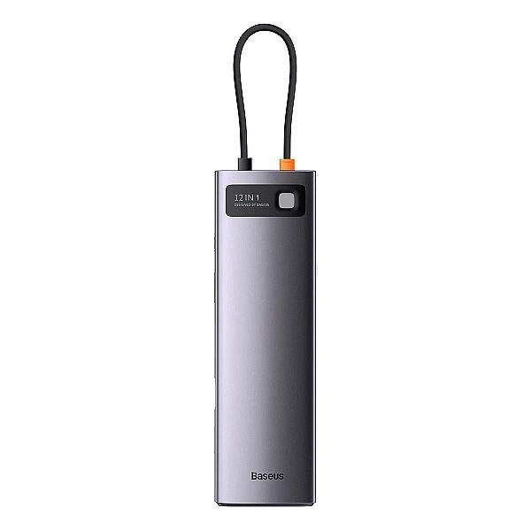 Baseus Metal Gleam wielofunkcyjny Hub Usb Typ C 12w1 Hdmi / Dp / Usb T