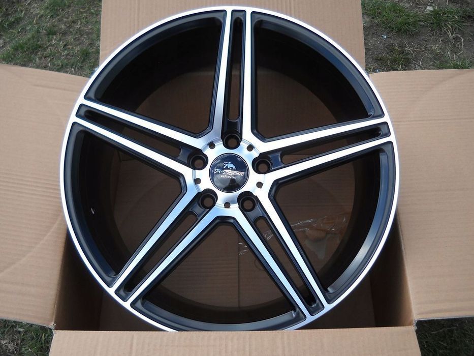 Czarne felgi Forzza Bosan R20 5x120 BMW M3 5 M5 F10 F11 6 F06 F12 13