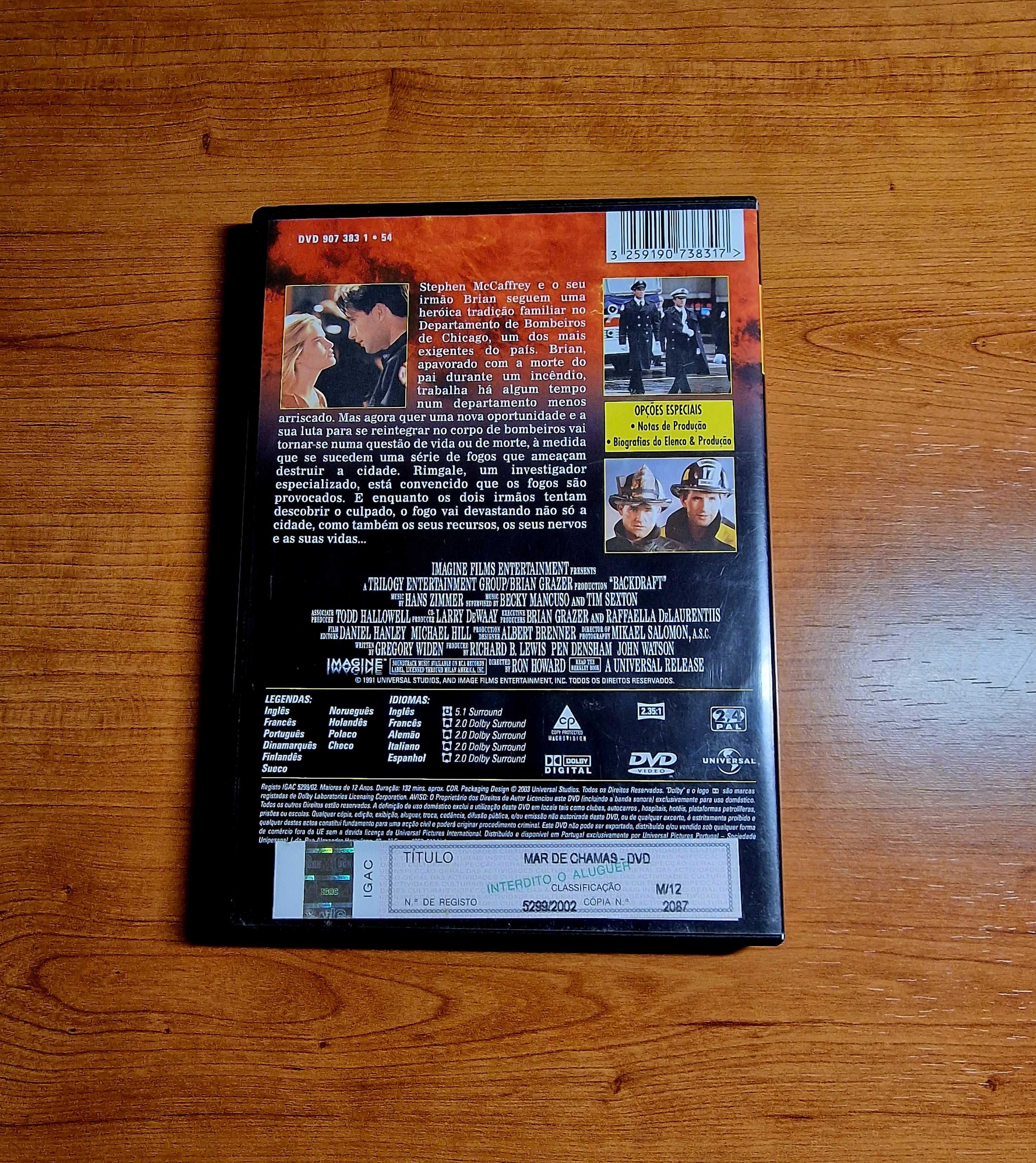 MAR DE CHAMAS (Kurt Russell/Donald Sutherland/Robert DeNiro/W.Baldwin)