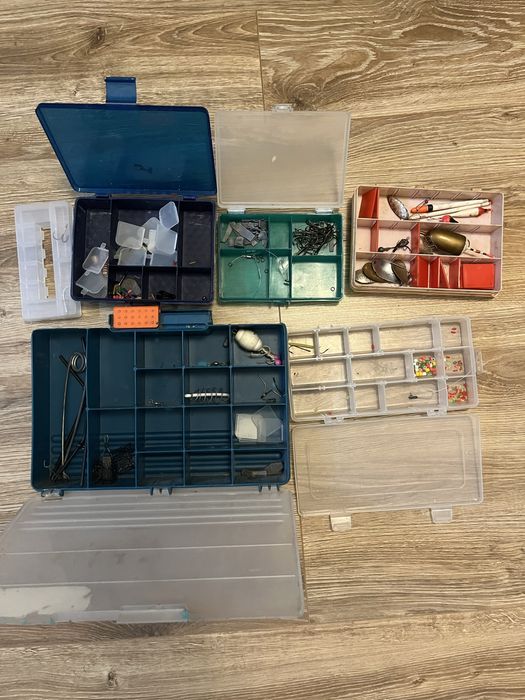 zestaw wędkarski + 5 wędek + krzesło + akcesoria + torby – komplet