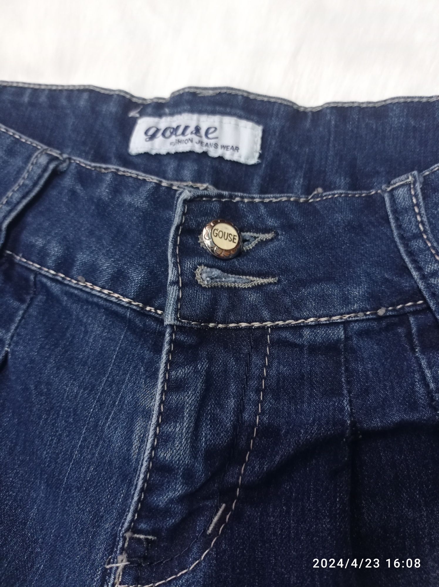 Szorty L r. 31 jeansowe krótkie spodenki dżinsowe lato