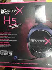 Słuchawki sound blaster X H5 czarne