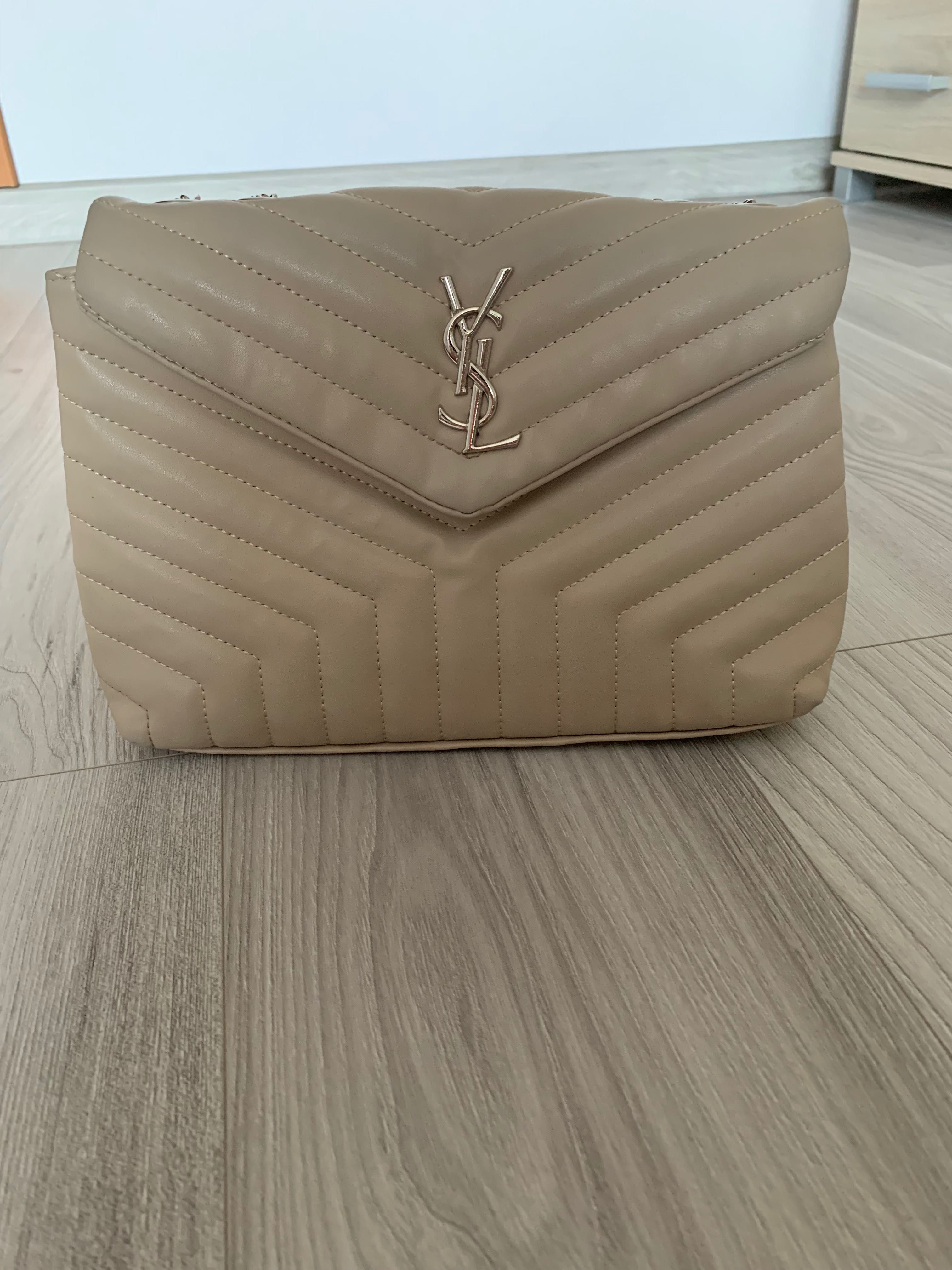 Torebka beżowa YSL