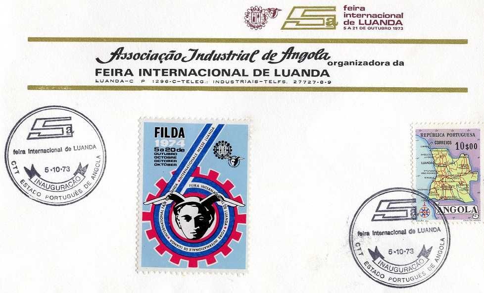 Angola - 1973out05 = 5ªFeira Internacional Luanda.Inauguração.2