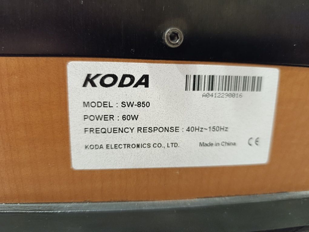 Subwoofer aktywny KODA