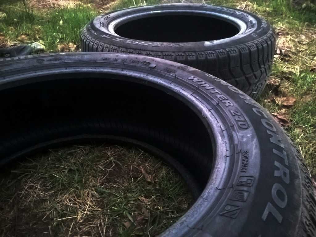 205/55R16 91H PIRELLI SnowControl Serie3 Winter190 M+S2016 Bieżnik~75%