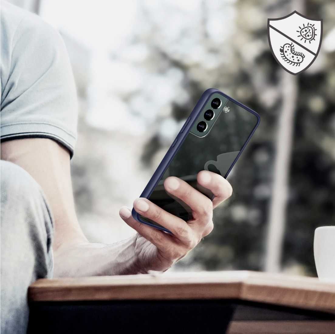 Оригинальный чехол Samsung Galaxy S22 Plus Frame Cover SM-G906