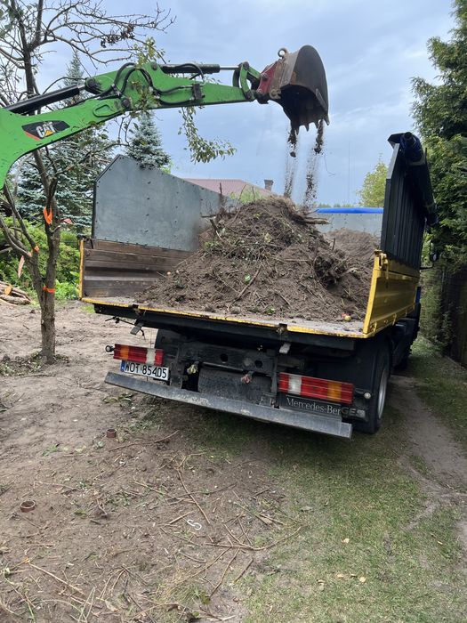 Usługi minikoparka wywrotka Otwock Józefów Warszawa Prace ziemne