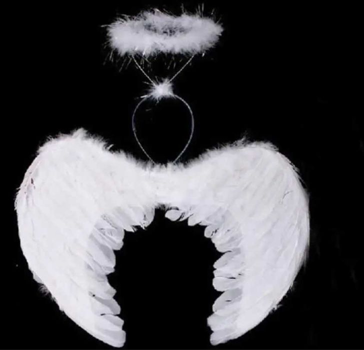 Комплект Крылья ангела (55*35 см) и нимб (костюм крила янгола)