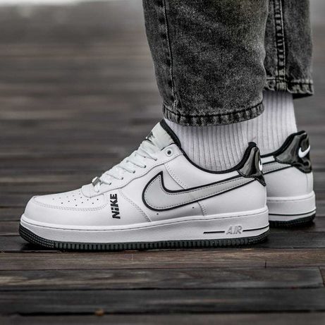 Кроссовки Nike Air Force 1 Low Black/White | мужские/женские обувь