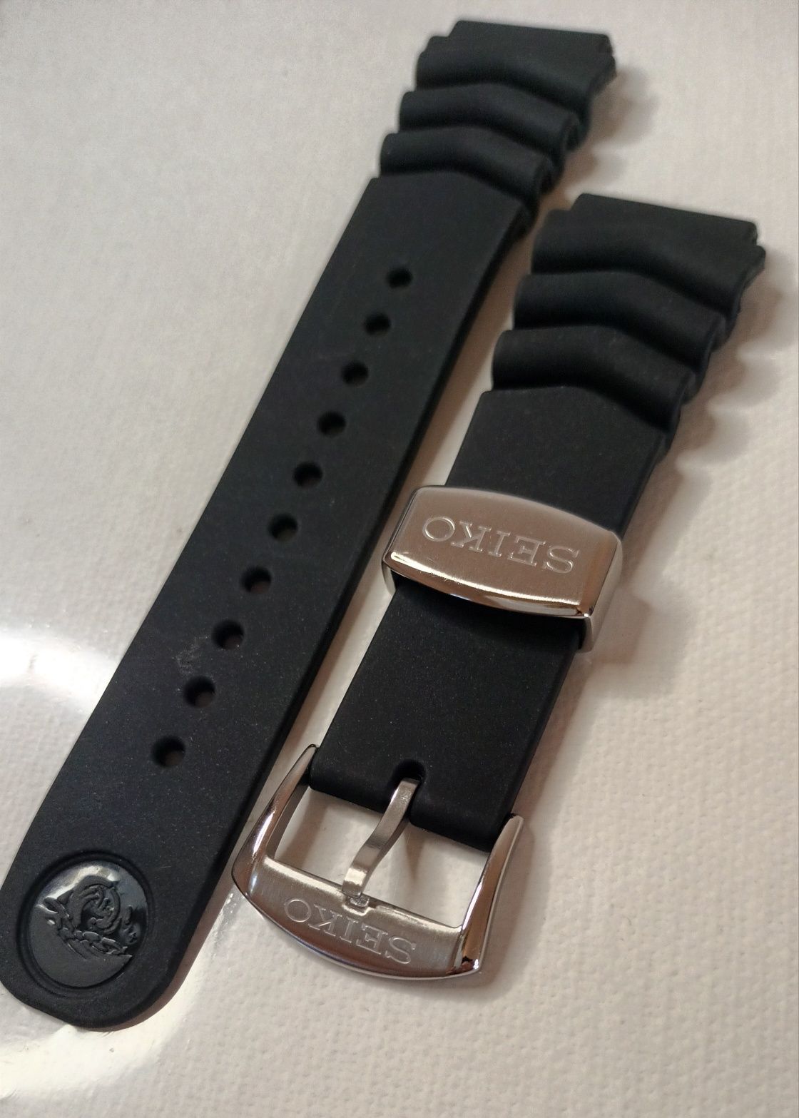 Braceletes em silicone para relogios Seiko SKX007, SKX009 SKX173