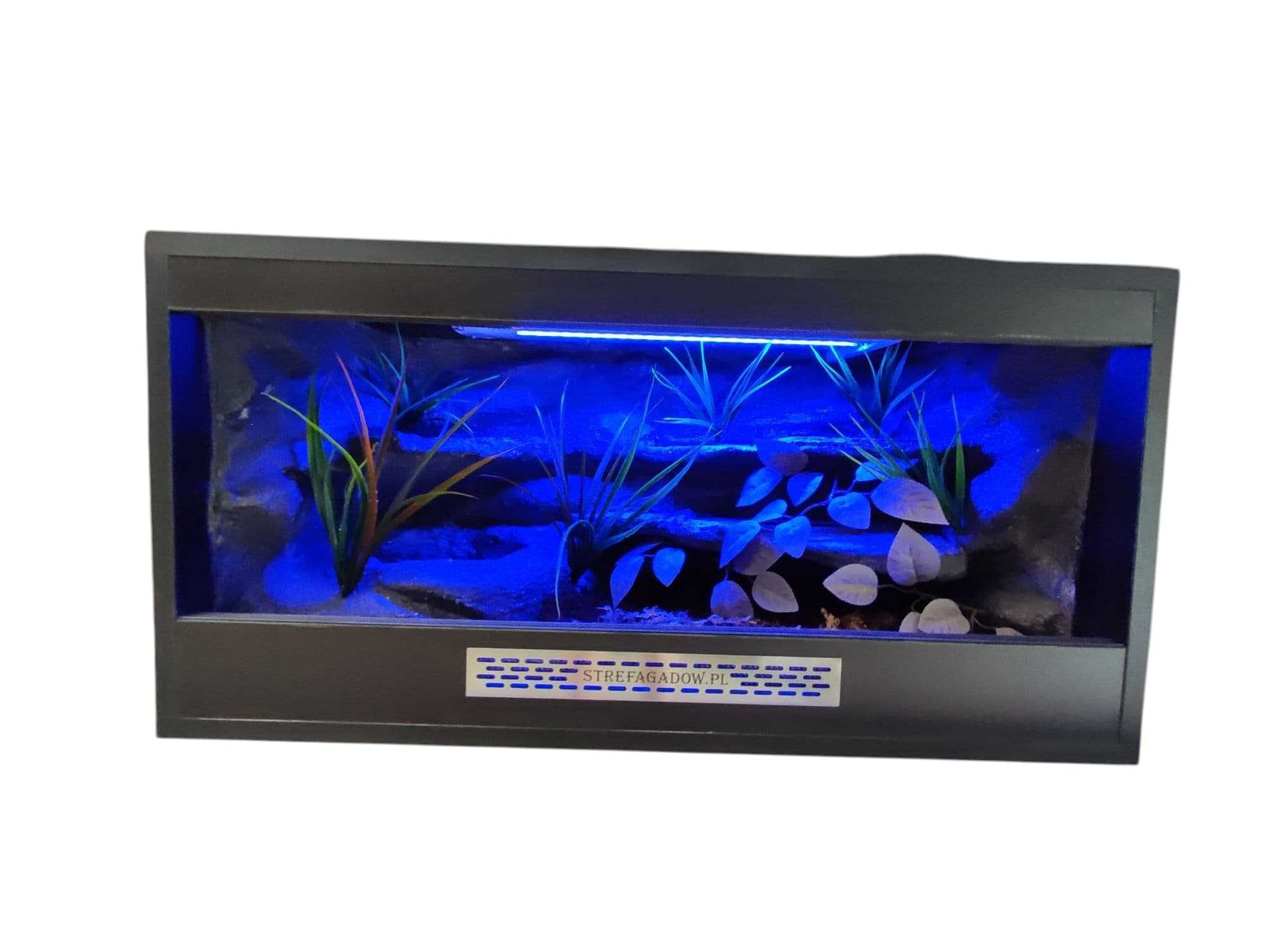 Terrarium tropikalne nr742 80/40/40 dla węża boa pyton DOSTĘPNE