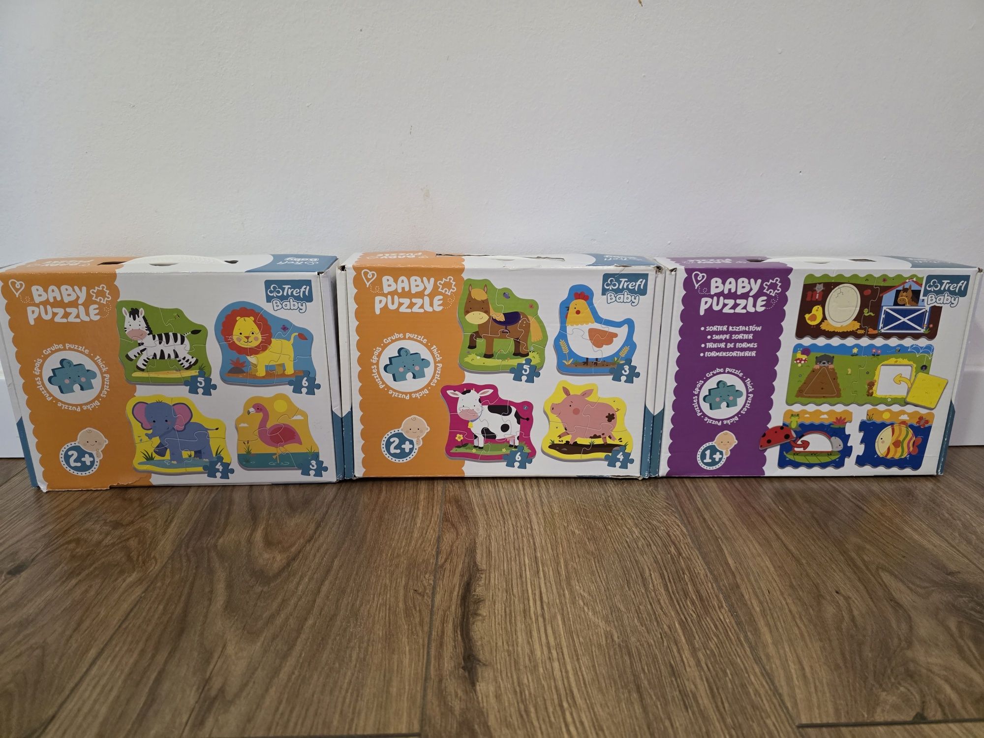 Puzzle dla dzieci 1+ i 2x 2+