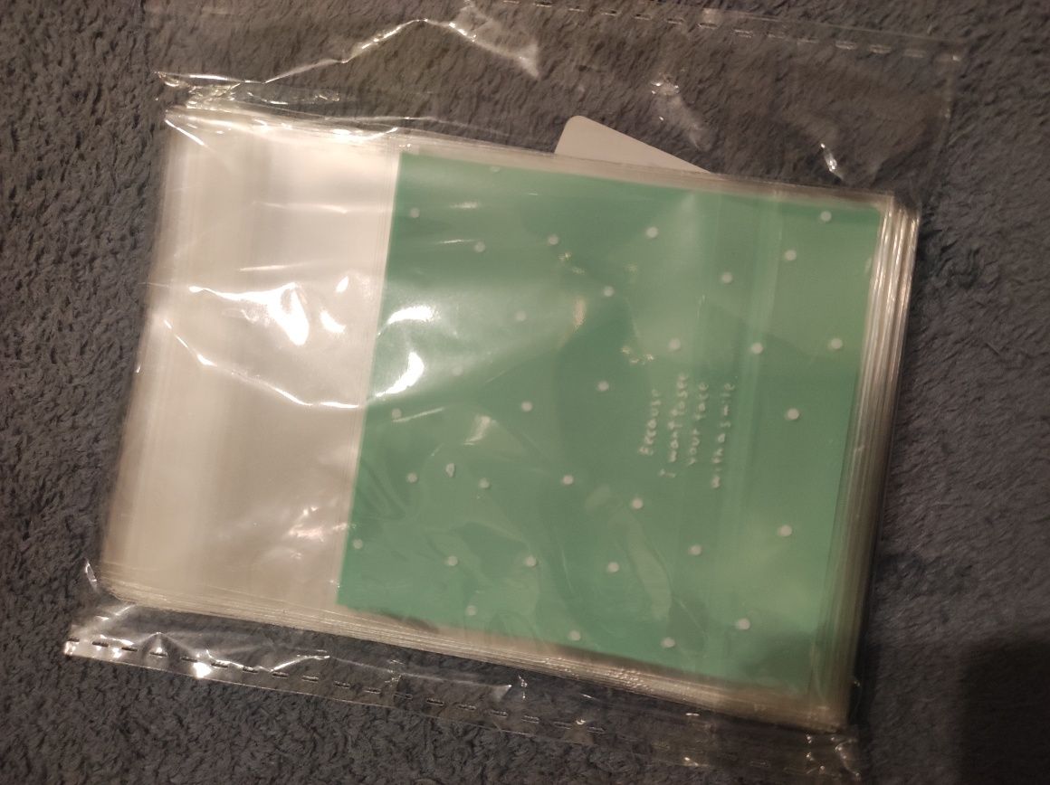 Упаковочный целлофановый пакет для бижутерии подарков