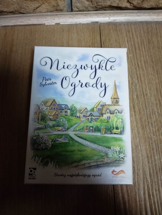 Gra karciana niezwykłe ogrody nowa odpakowania
