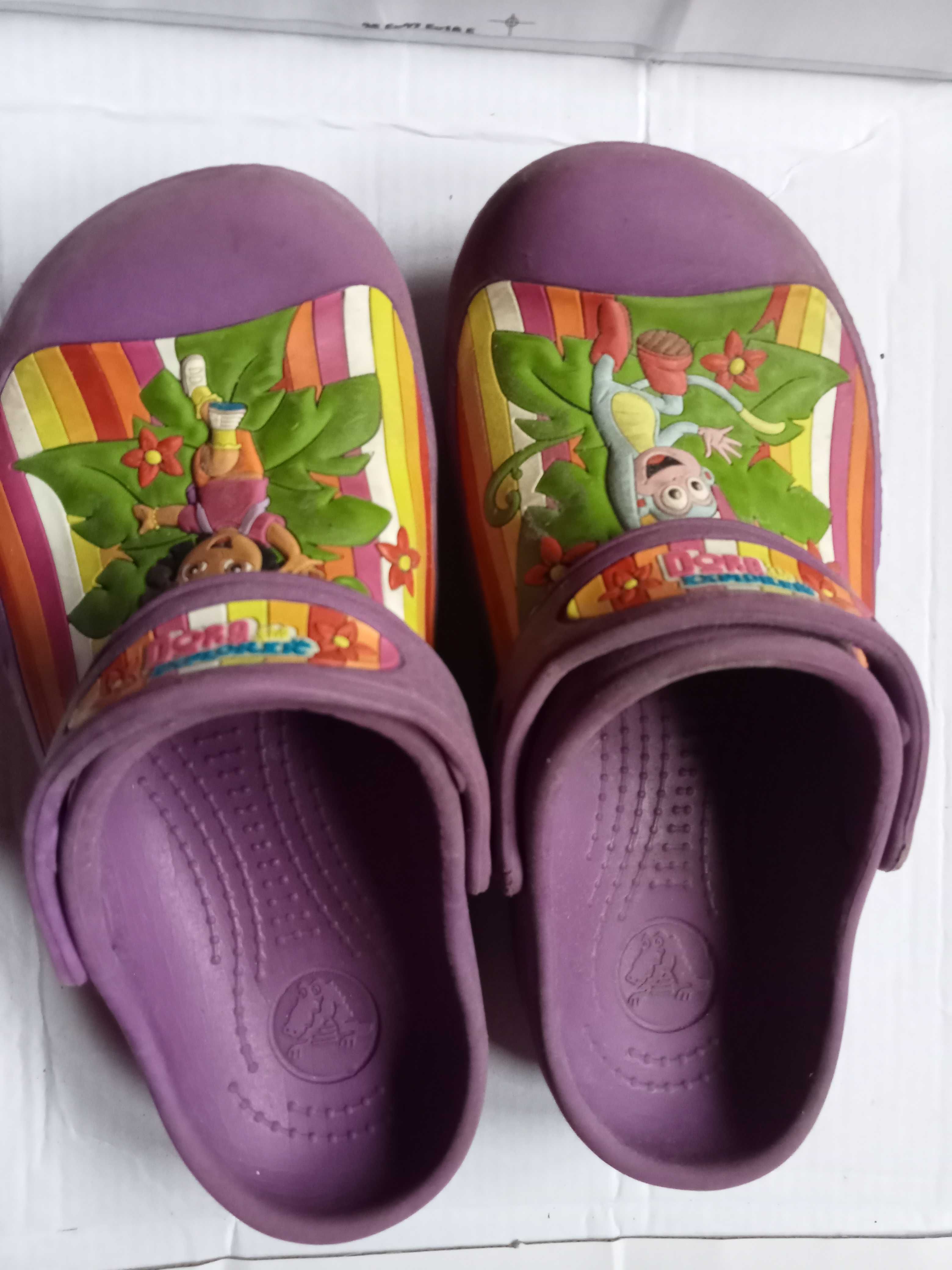 Jak nowe firmowe Crocs 31 32 klapki dla dziewczynki
