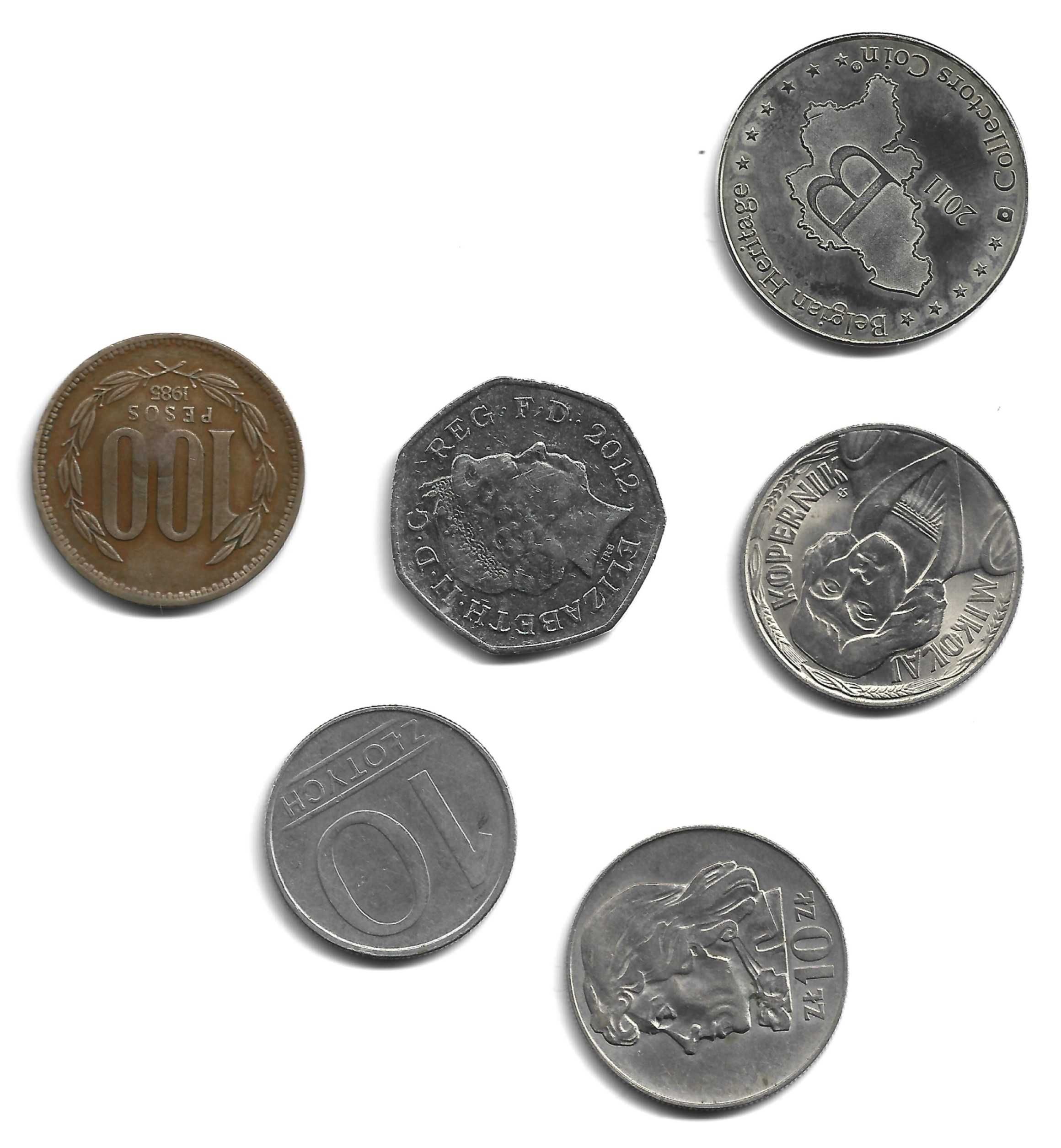 Monety różne - numizmaty