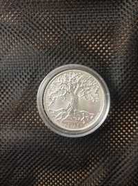 Серебряная монета 1oz Древо Жизни 2 доллара 2021 Ниуэ
