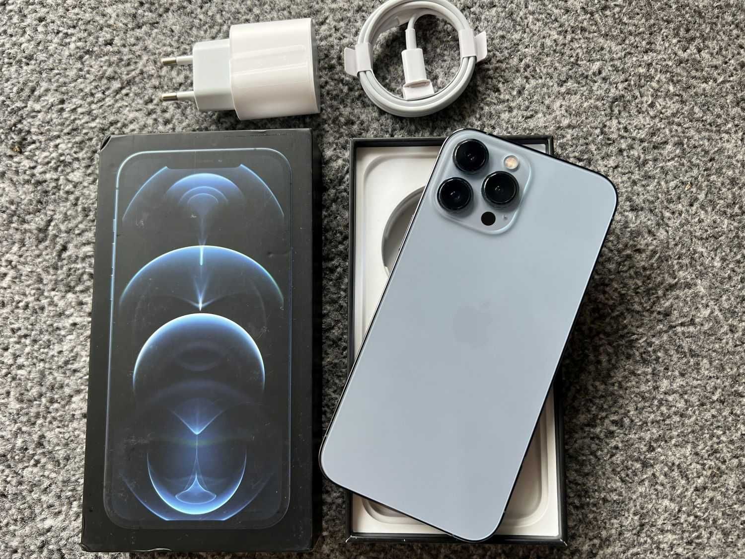 iPhone 13 Pro Max 512GB SIERRA BLUE Niebieski Bat 95% + SZKŁO Gwarancj