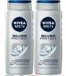 Żel pod prysznic NIVEA MEN Silver Protect 2 x 500ml