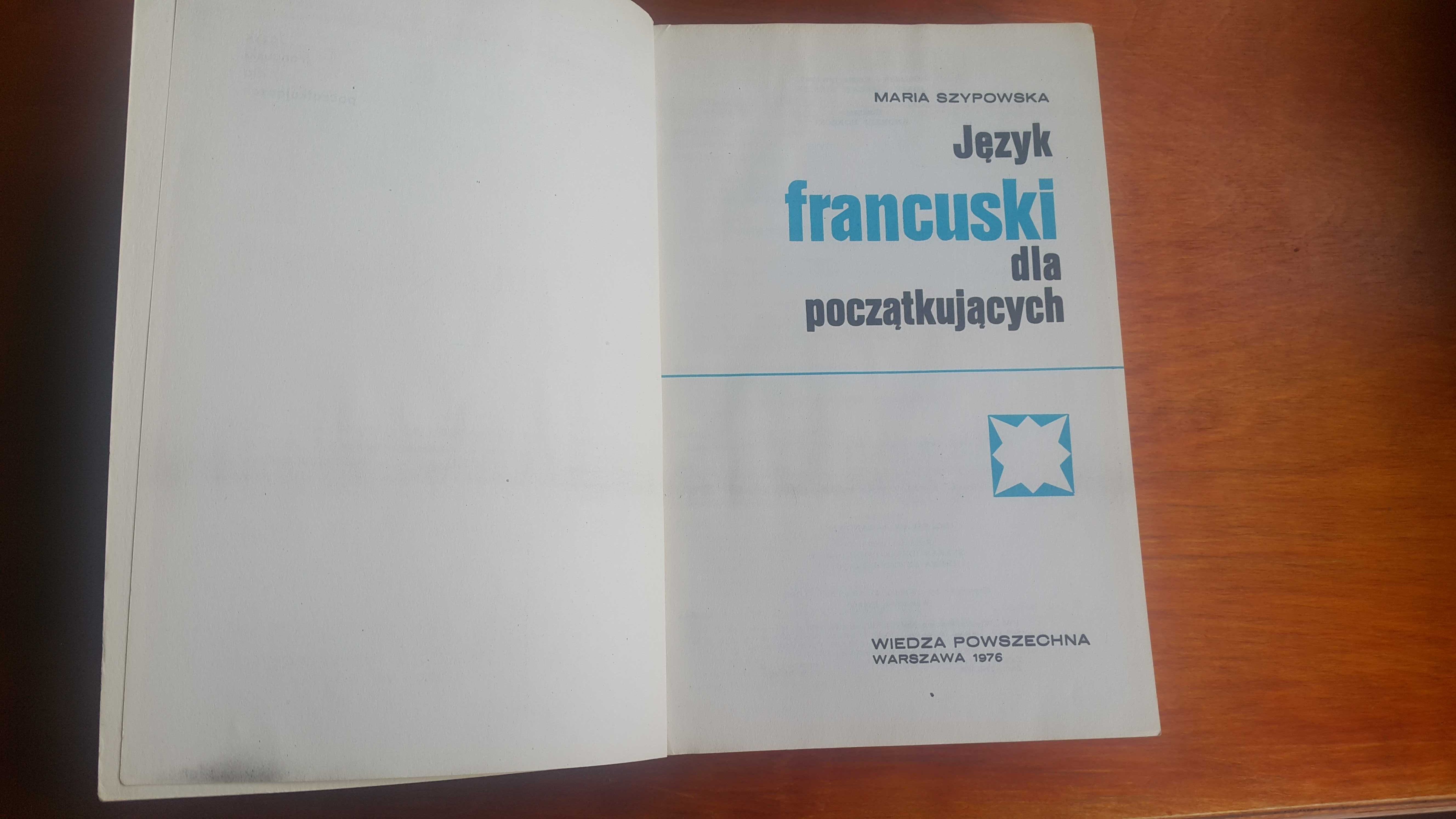 Język Francuski dla początkujących Maria Szypowska stan dobry 1976 r.