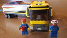 Lego City 4643 Transporter Motorówek